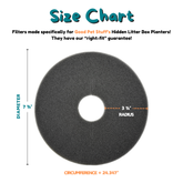 Original Hidden Litter Box Carbon Filters